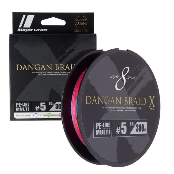 MajorCraft Dangan Braid X8 Multicolor 300m