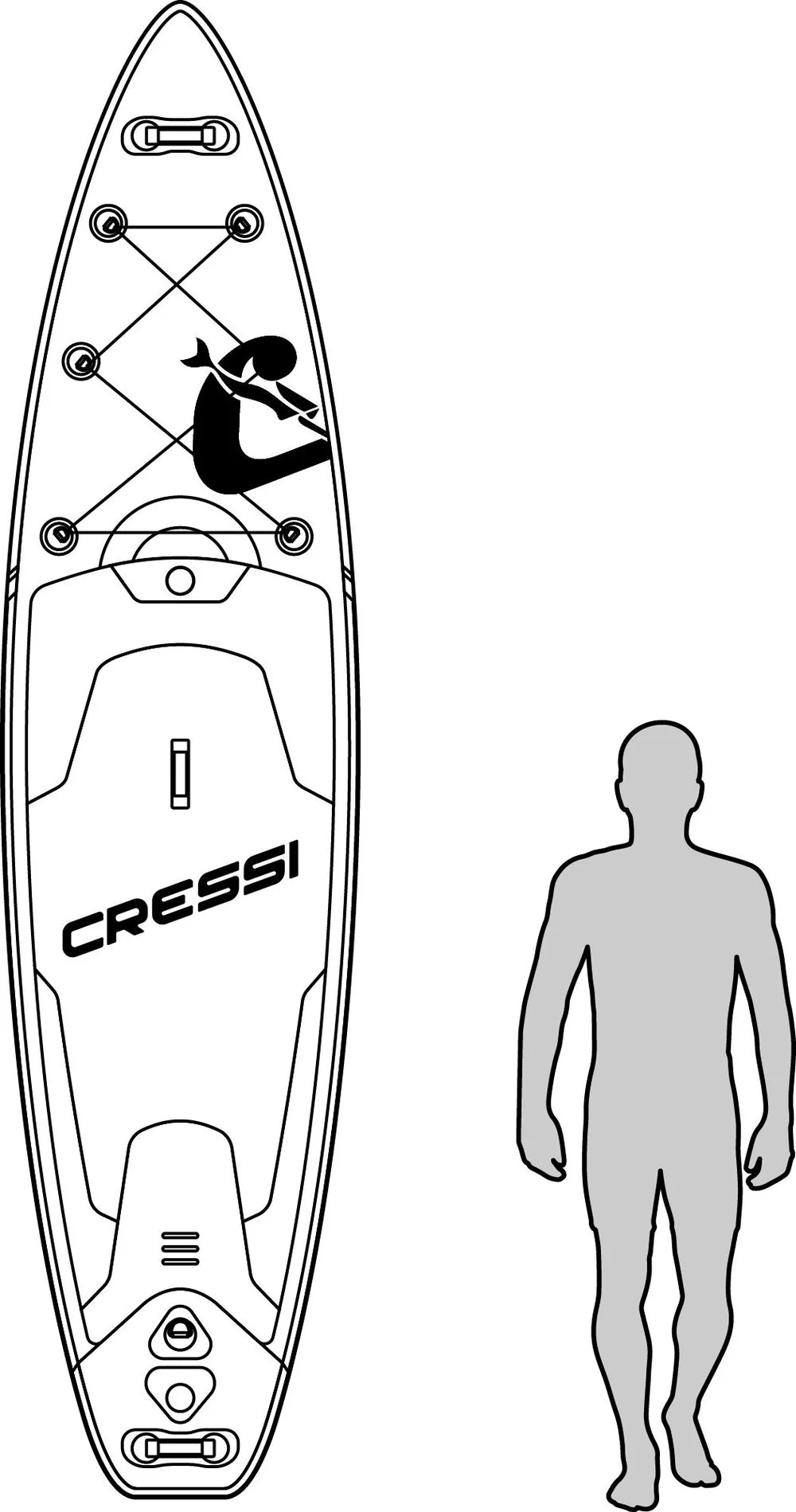Cressi Jet Isup Set 11'2"