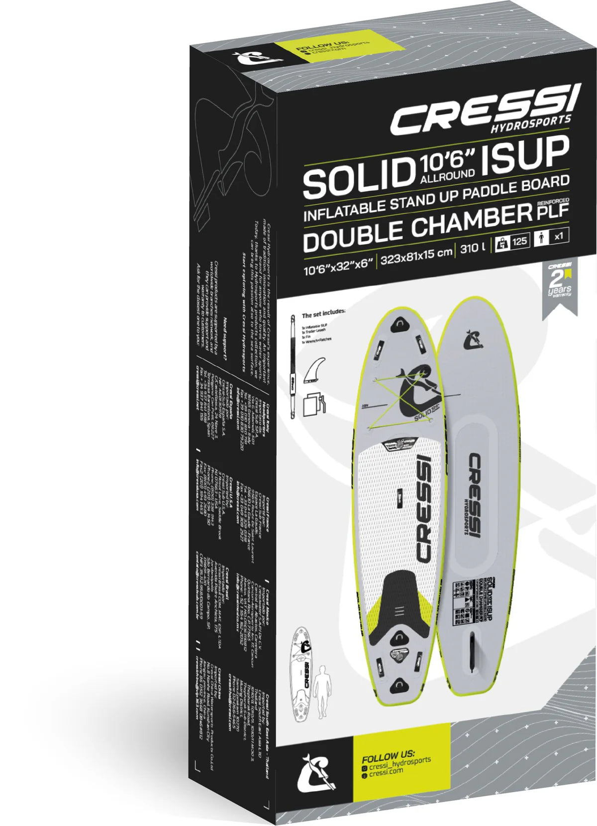 Cressi Solid Isup 12'2"