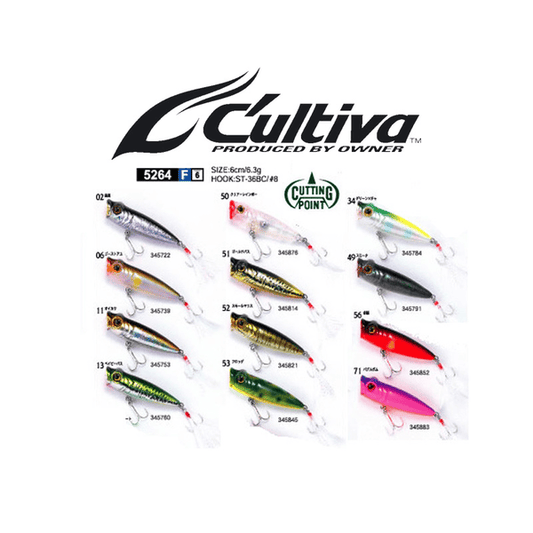 Owner Cultiva Gobo Popper 60 Lure