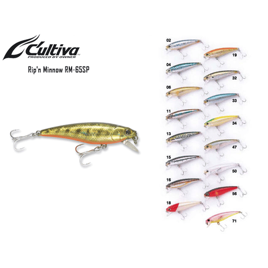 Owner Cultiva Rip'n Minnow 65SP Lure
