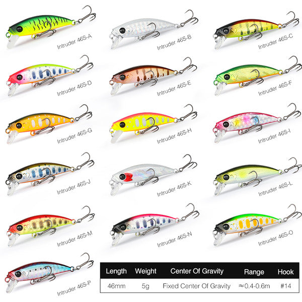 Tsurinoya Intruder 46S Sinking Lure
