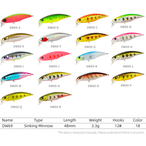 Tsurinoya Intruder48S Sinking Lure