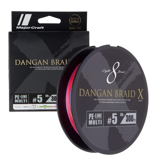 MajorCraft Dangan Braid X8 Multicolor 300m