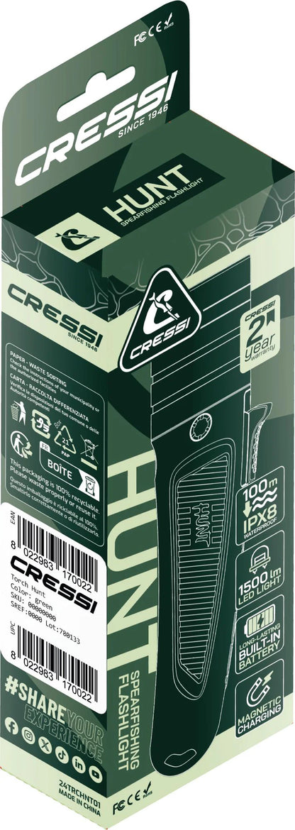 Cressi Hunt 1600 Dive Torch