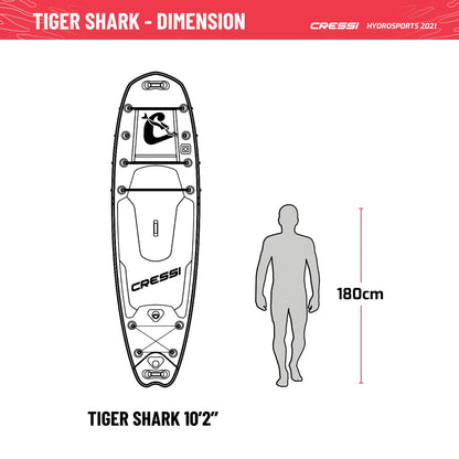 Cressi Tiger Shark Isup Set 10'2"