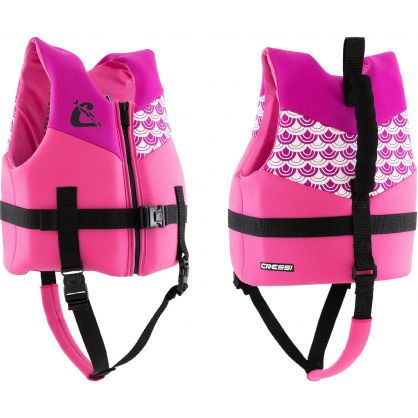 Cressi Froggy Swim Vest pink and lilac