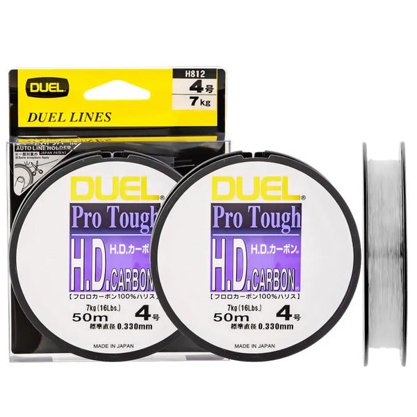 Duel H.D. Carbon Pro Tough fluorocarbon line 50m
