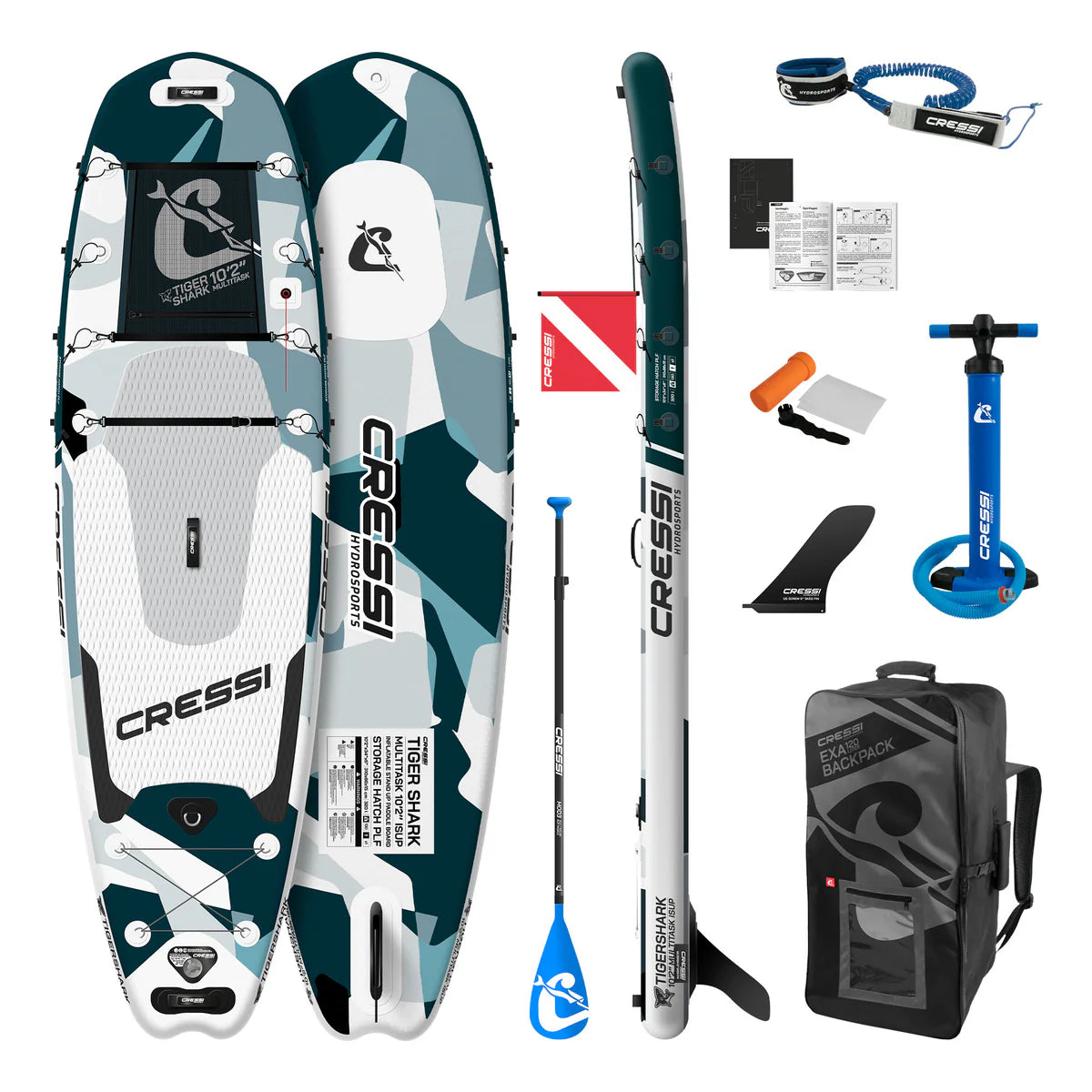 Cressi Tiger Shark Isup Set 10'2"