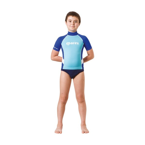Mares Rash Guard Junior Boys Short Sleeve