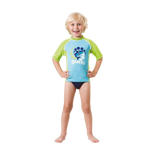 Mares Rash Guard Kids Boy Short Sleeve
