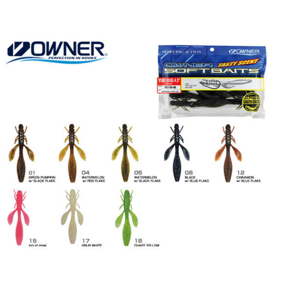 Owner Yuki Bug 4.3" Soft Lure