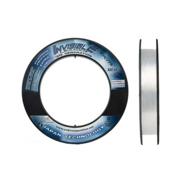Yuki Invisible Clear Fluorocoated Leader Line 100m