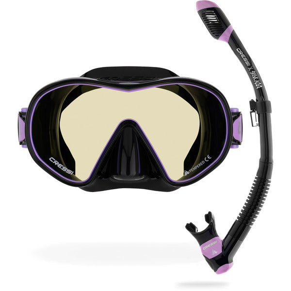 Cressi x Steve Aoki - Hiroquest Limited Edition Adult Mask & Snorkel Combo