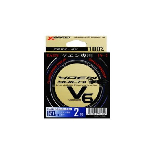 YGK X-Braid Yaen Yoichi V6 Fluorocarbon 150m